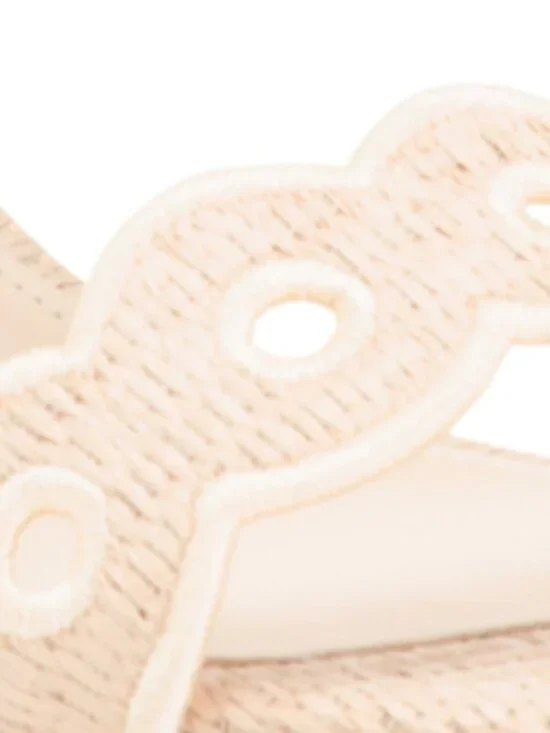 LARROUDE Handmade In Brazil Florence Broderie Sandals - Picture 4 of 5